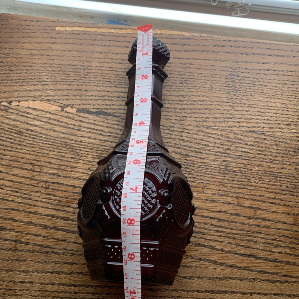 Ruby Red 1976 Avon Decanter - Picture 5 of 5